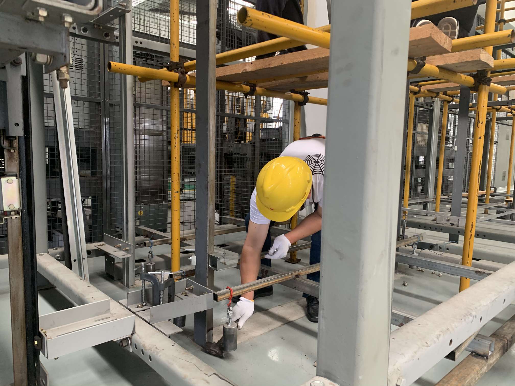    电梯安装培训现场