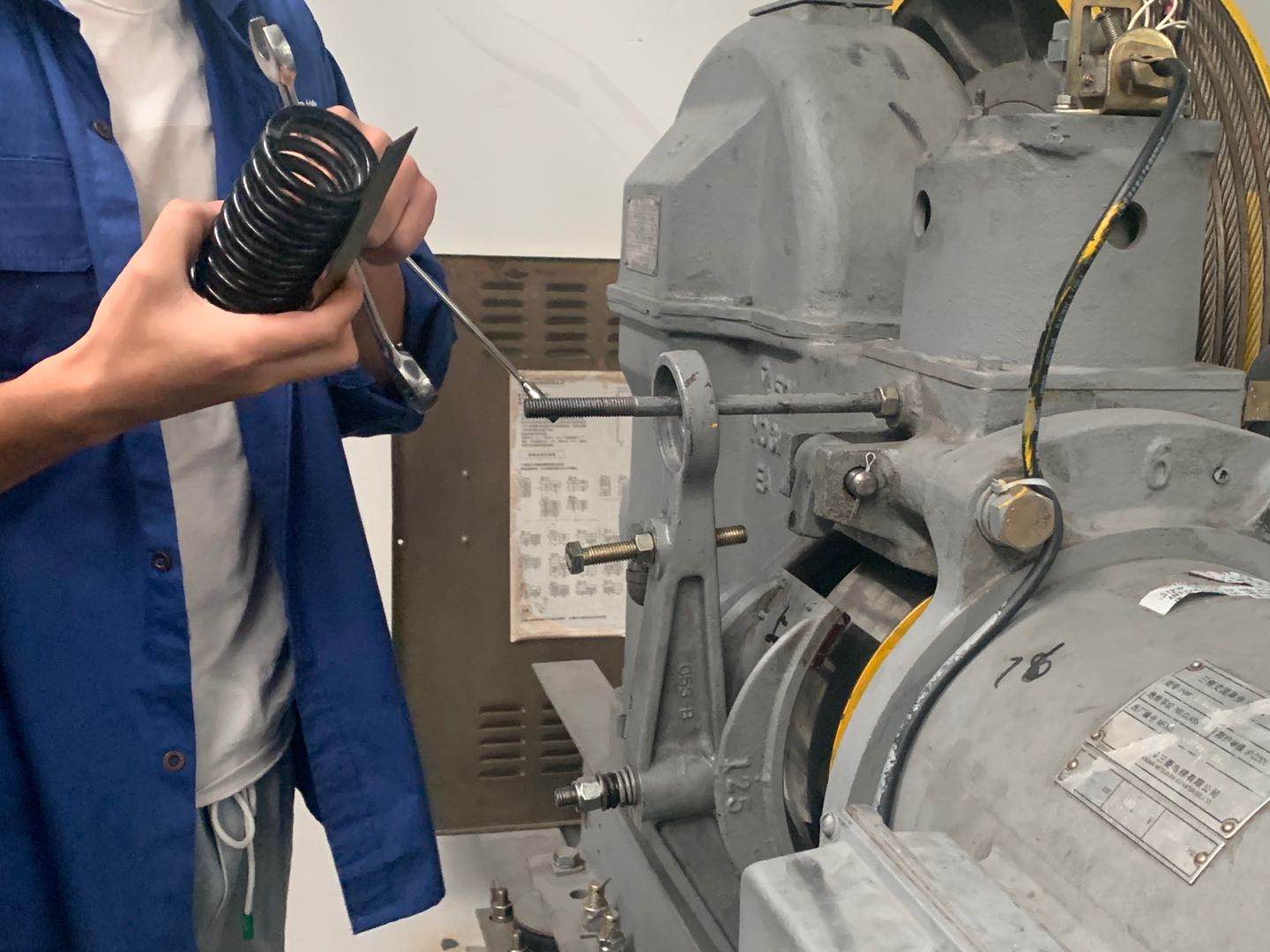    电梯维修保养培训现场