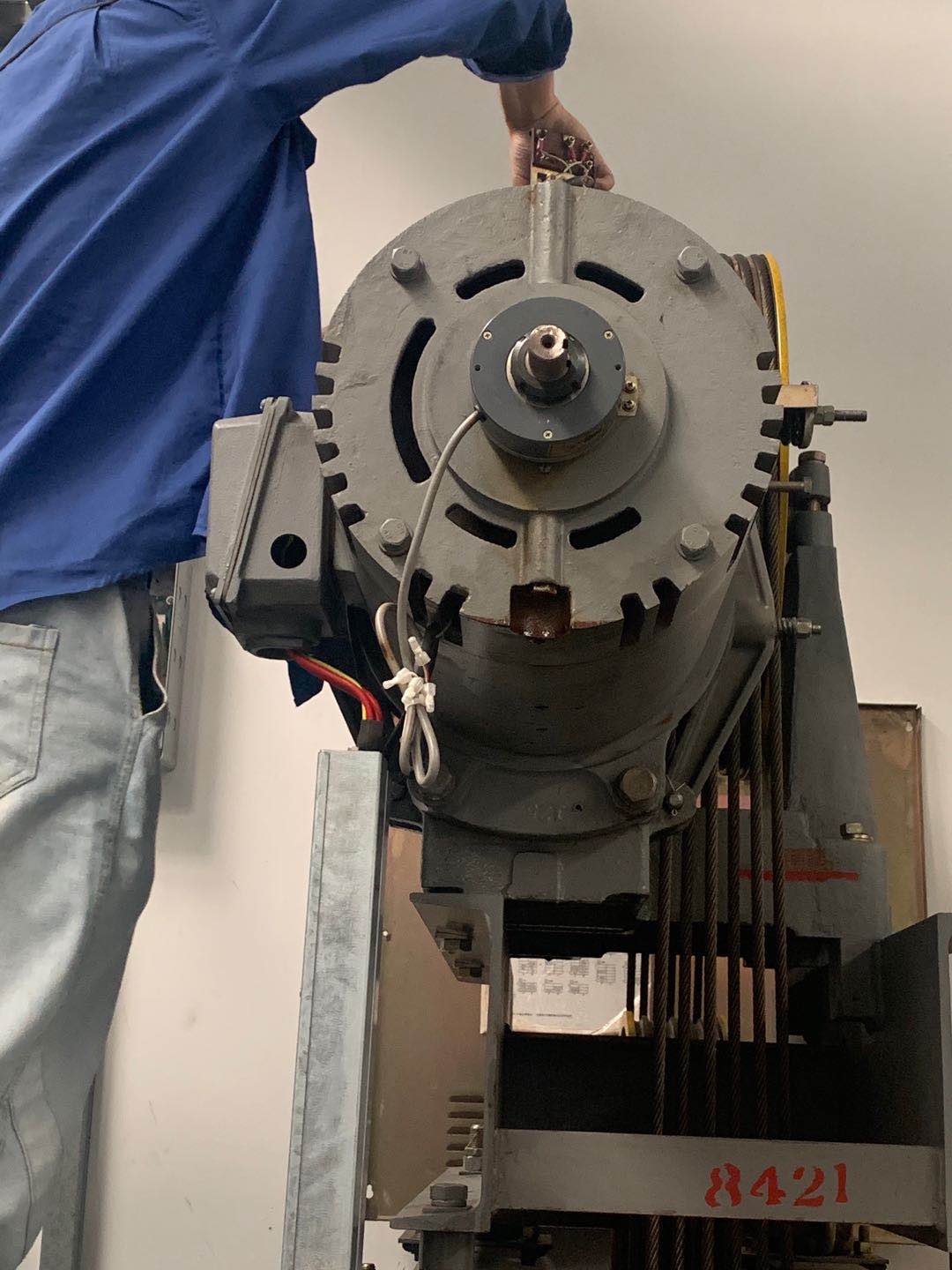    电梯维修保养培训现场