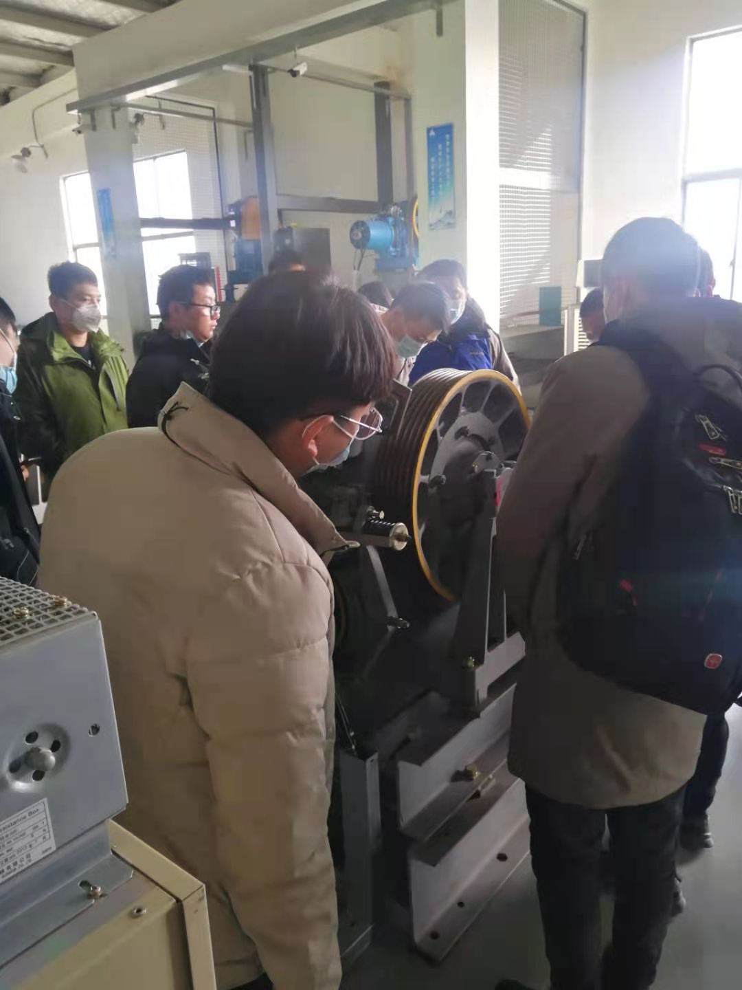    电梯维修保养培训现场