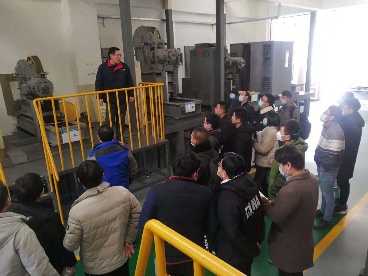    电梯维修保养培训现场